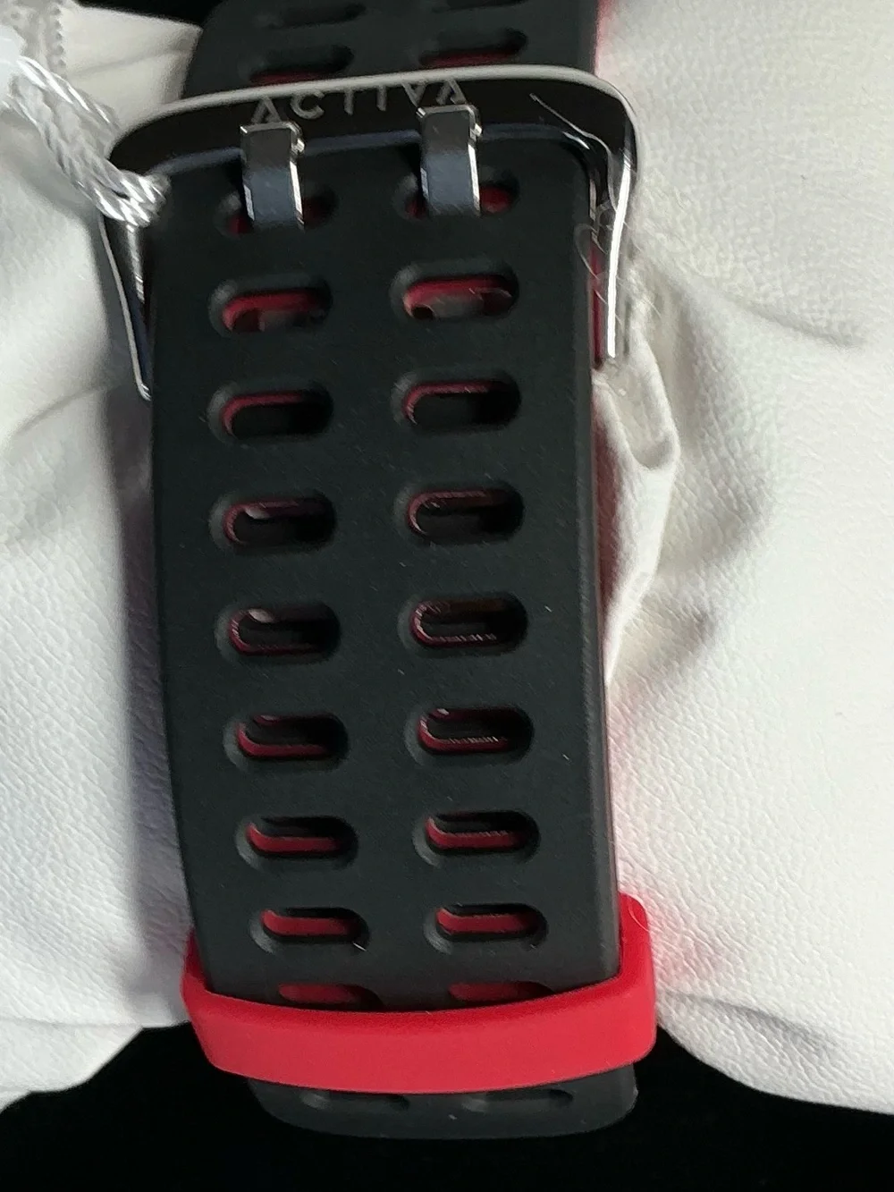 Activa Black and Red Digital Sport Watch with Silicone Band(cw1915m)